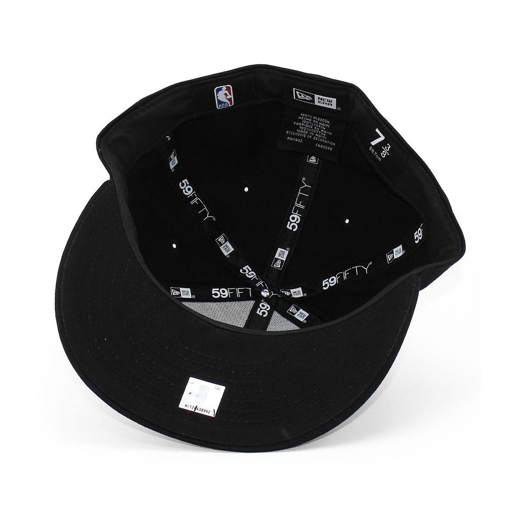 New Era Cap 59FIFTY Dallas Mavericks NBA Team Basic Fitted Cap Black Dallas Mavericks Black Hat Basketball 5950 Sz 7-12 [Used]
