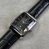 [Salvatore Marra] Men's and Women's Watch Stainless Steel Black Cut Glass Analog Quartz Business Casual Cross Included SSBK