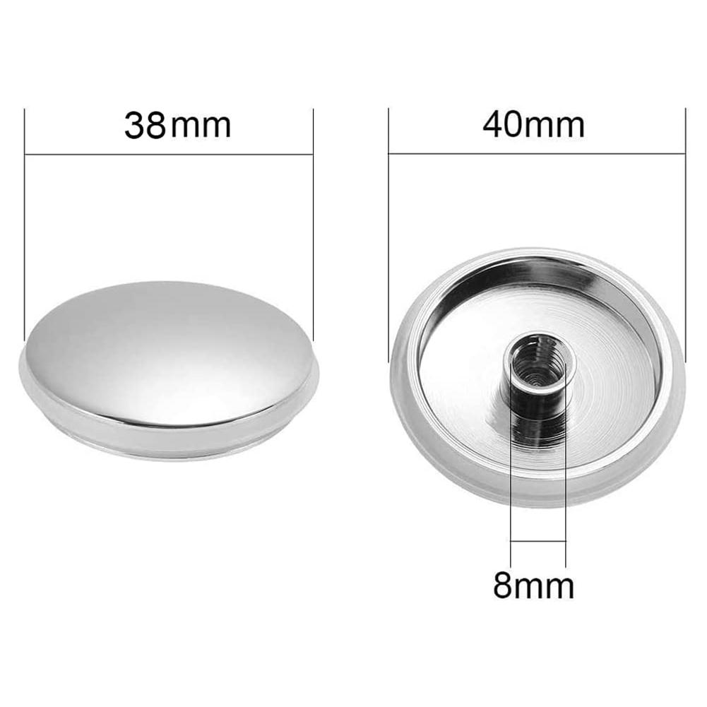 38mm Ersatz Waschbecken Ablaufstopfen-Kappe Easy Pop-Up Click Clack Chrom