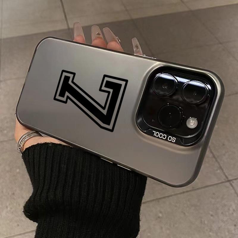 Phone Case For iPhone 16 15 14 Pro Max 11 12 13 Pro 7 8 Plus SE  X XS Lucky Numbers Football Electroplate Shockproof Cover