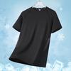 Herren Schnelltrocknendes Atmungsaktives Mesh-Kurzarm-T-Shirt Eis Seide Kühlendes Sommer Top