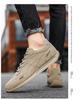 2024 Forrest Gump Retro Korean Style Men's Running & Skate Shoes - Spring Trendy Casual Waffle Design.