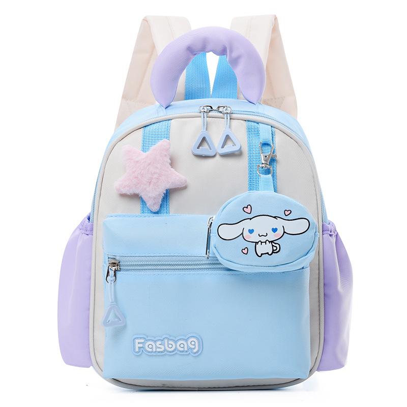 

New cartoon kindergarten schoolbag lightweight weight small class middle class boys and girls backpack children s backpack синій
