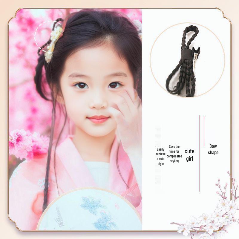 Hanfu-Stil Alte geflochtene Perücke für Kostüm und Aufführung