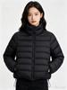 Dopamine Stand-up Collar Ribs Down Jacket Women's Fashion Simple Autumn and Winter New High Fluffy White Duck Down Jacket