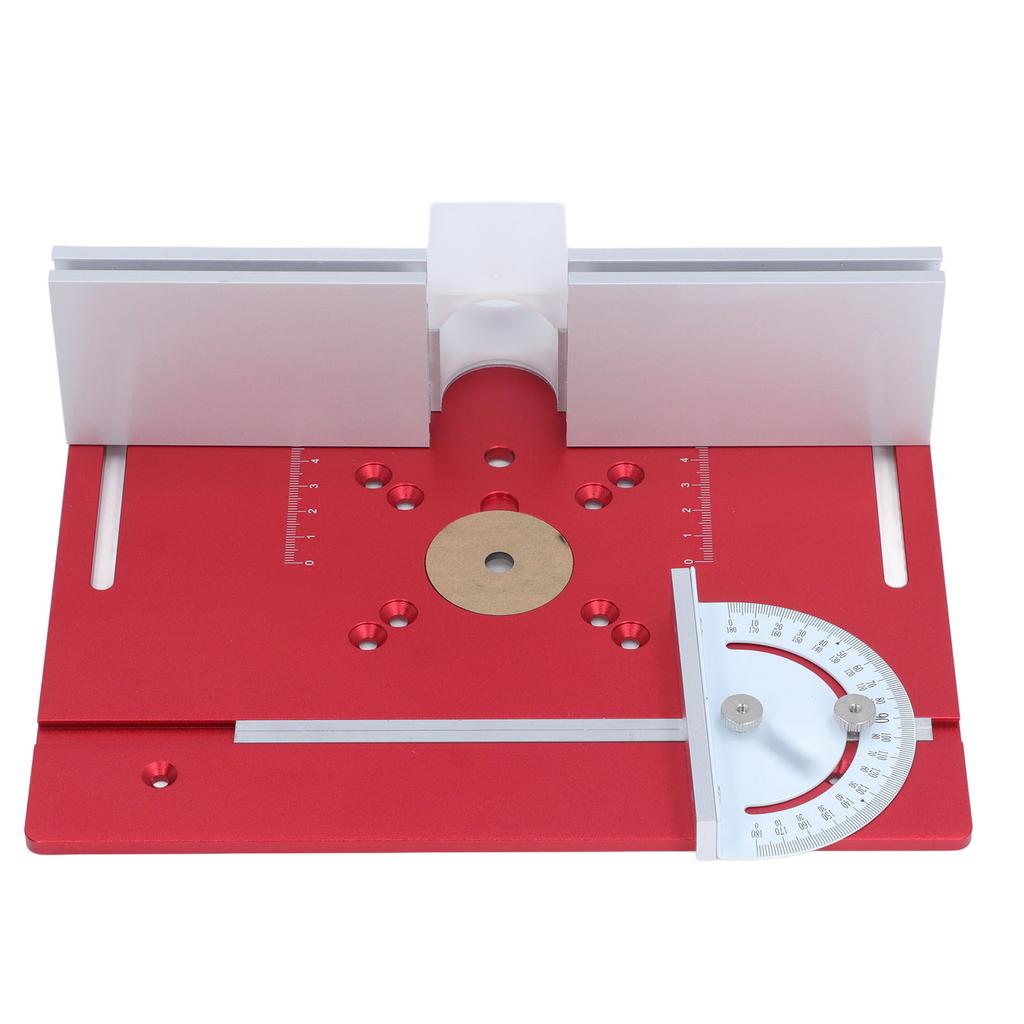 Router Table Insert Plate Aluminum Alloy Board Woodworking Benches Router Table Plate for Routing Carving Milling
