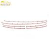 23 WEY Viloran Front Upper Grille Trim: Stainless Steel Bumper Anti-Scratch Strip