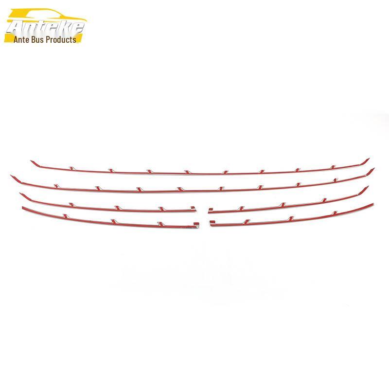 23 WEY Viloran Front Upper Grille Trim: Stainless Steel Bumper Anti-Scratch Strip