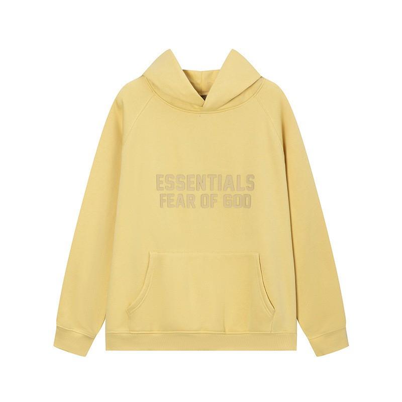 Męska Oversize Bluza z Kapturem z Nadrukiem Litery Flockowane Codzienna Streetwear 2025 Bawełniany Pulower