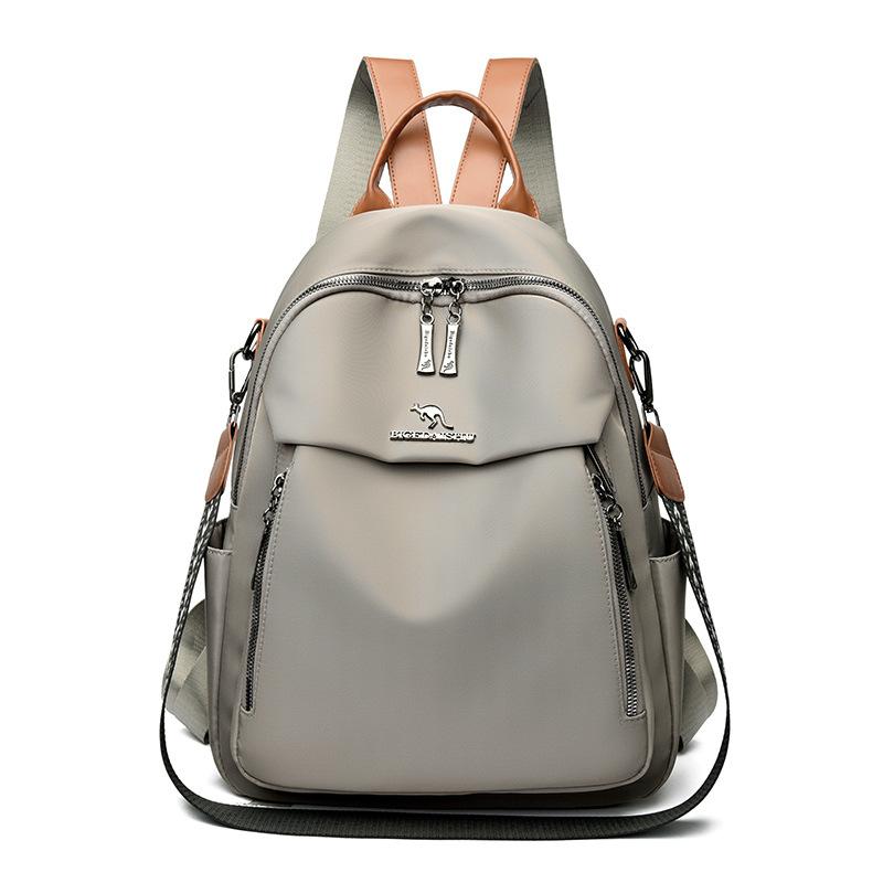 

Рюкзак для леди высокого класса, Модный рюкзак через плечо для поездок на работу, Повседневный дорожный рюкзак, Студенческий школьный рюкзак серый