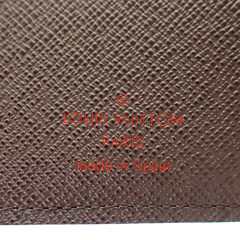LOUIS VUITTON  N61675 Bifold Wallet Brown Damier canvas mens