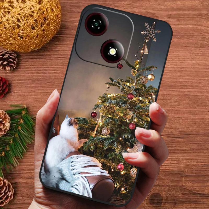 Świąteczne Malowane Etui Dla ZTE Blade A35e A35 A55 A75 4G Nubia Focus Pro 5G Etui Silikonowe Miękkie Fundas Pokrowiec na Telefon A35 e A 55