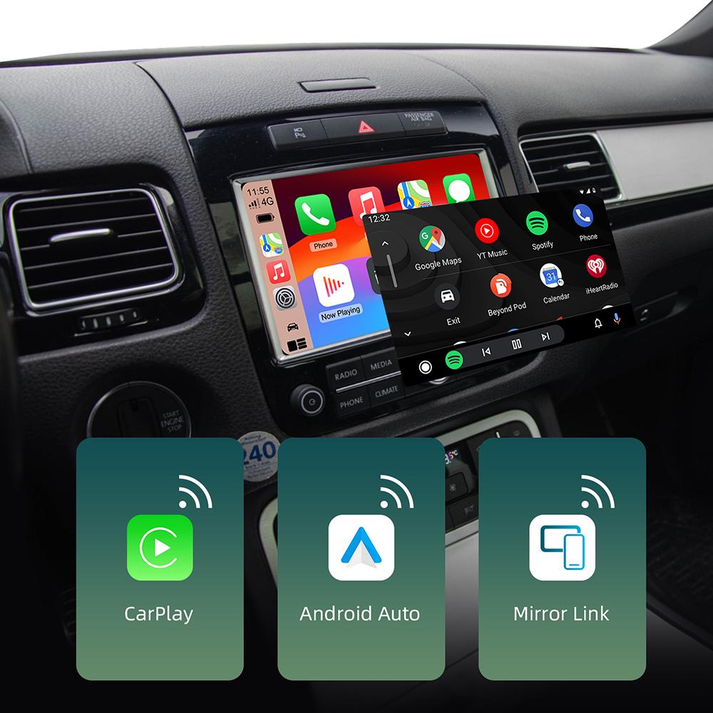 For Volkswagen 8' Touareg RNS850 Wireless Carplay Retrofit Module Android Auto Adapter Airplay VW Car Play