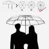 HappyGO Vinyl Translucent Folding New EVA Umbrella High Strength Glass Fiber Umbrella Automatic Water Storage Pouch Included Umbrella, Umbrella,