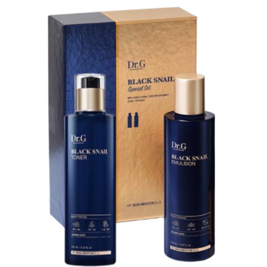 Dr.G Black Snail Toner 150ml + Emulsion 150ml Set