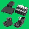 User Friendly Fuses Box For Marine Boat Electrical Upgrade 5/3 Circuit Management Plastic Construction Easy Installation