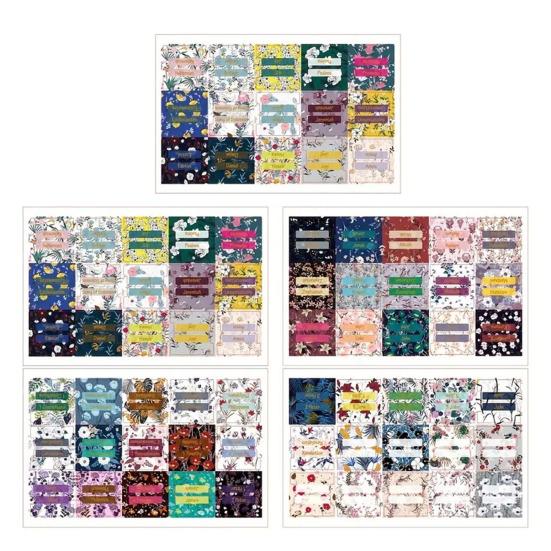 5/6Pcs Personalized Bible Index Tags Set Clear Print Tear-resistant Waterproof Bible Book Tabs Labels Stickers