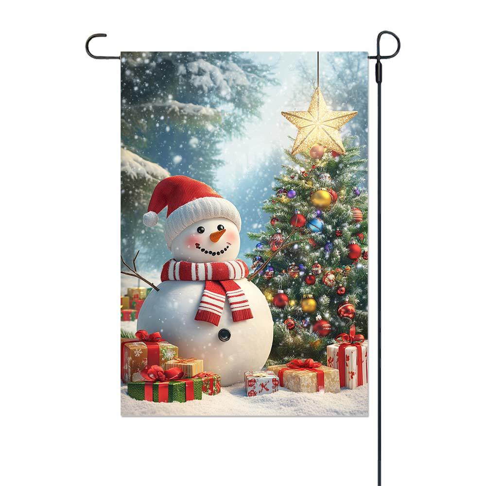 Christmas Courtyard and Garden Party Decoration Flag