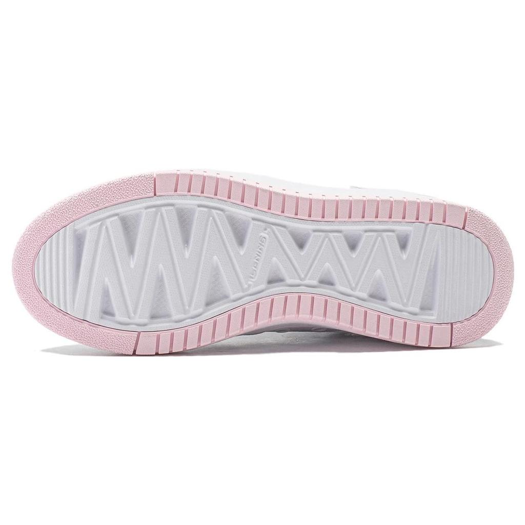 Disney X Li Ning Marie Cat Fashion Versatile Sneakers Women Sneakers White Pink Blue AGCT382-7