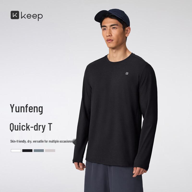 Keep Men's Long Sleeve Quick-Dry Sports T-Shirt