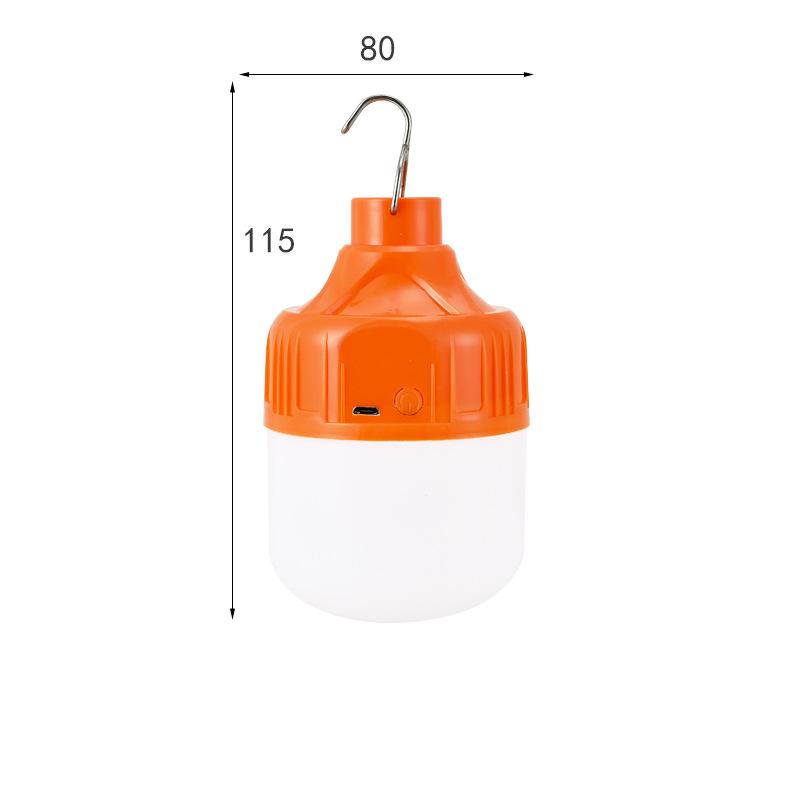 Outdoor USB Rechargeable LED Light Bulb Hook Up Camping Fishing Portable Lantern Night Lights Outdoor Emergency Lamp Bulb
