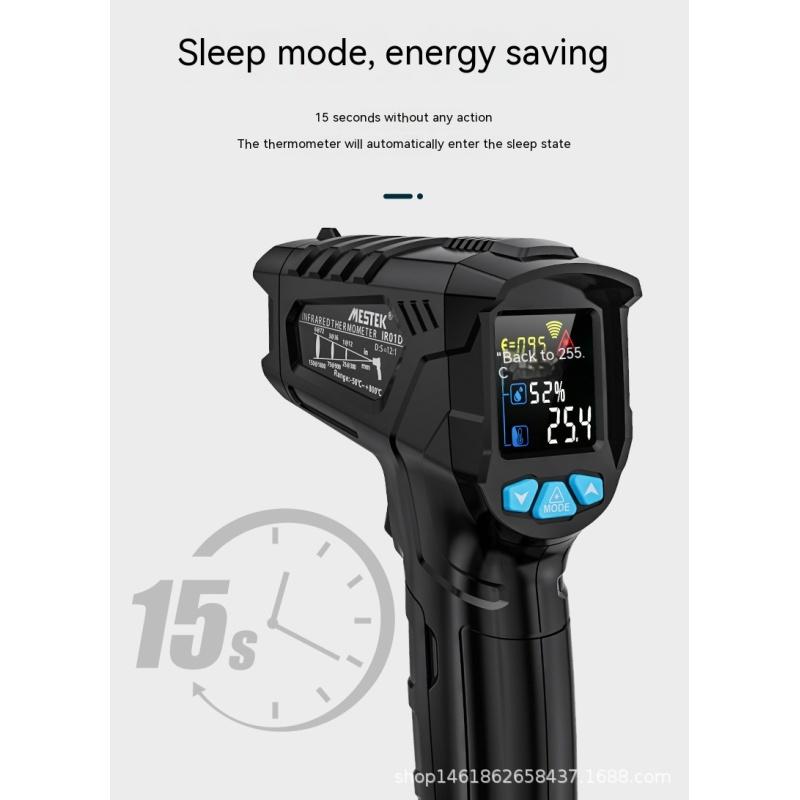 

IR02C инфракрасный термометр, промышленный термометр для температуры и влажности, пистолет, температура воды, масла, термометр для кондиционирования воздуха, термометр