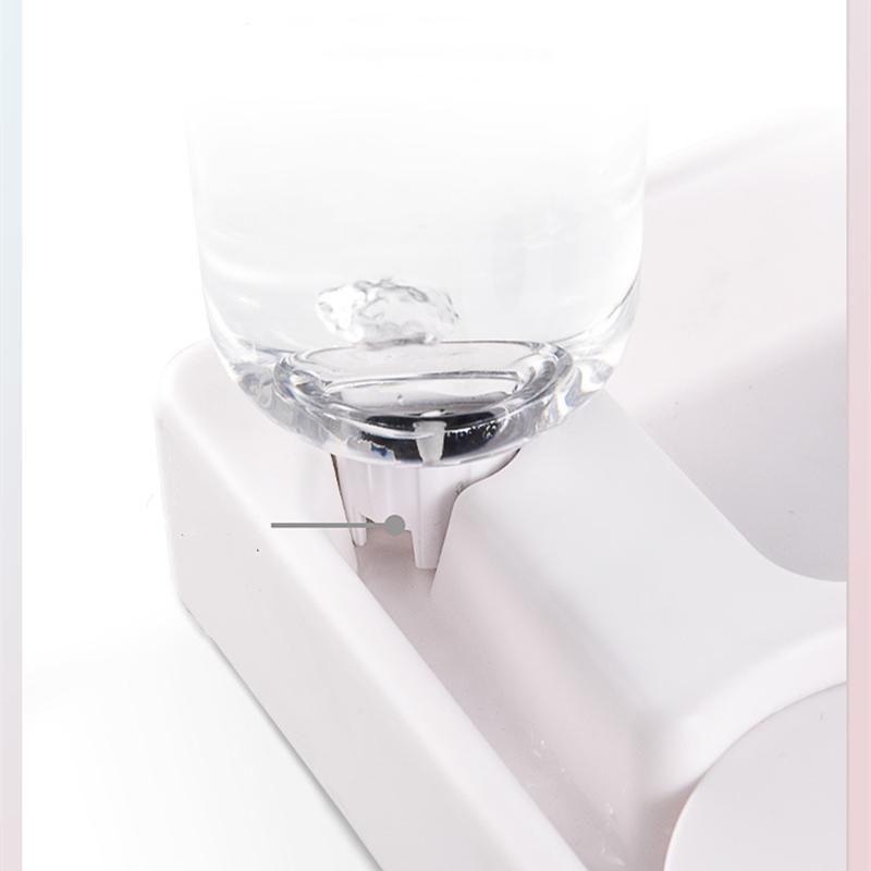 Corner Dog Bowl Pet Automatic Feeder Small Dog Cat Drinking Bowl For Dog Water Drinking Cat Feeding Large Capacity Dispenser Pet