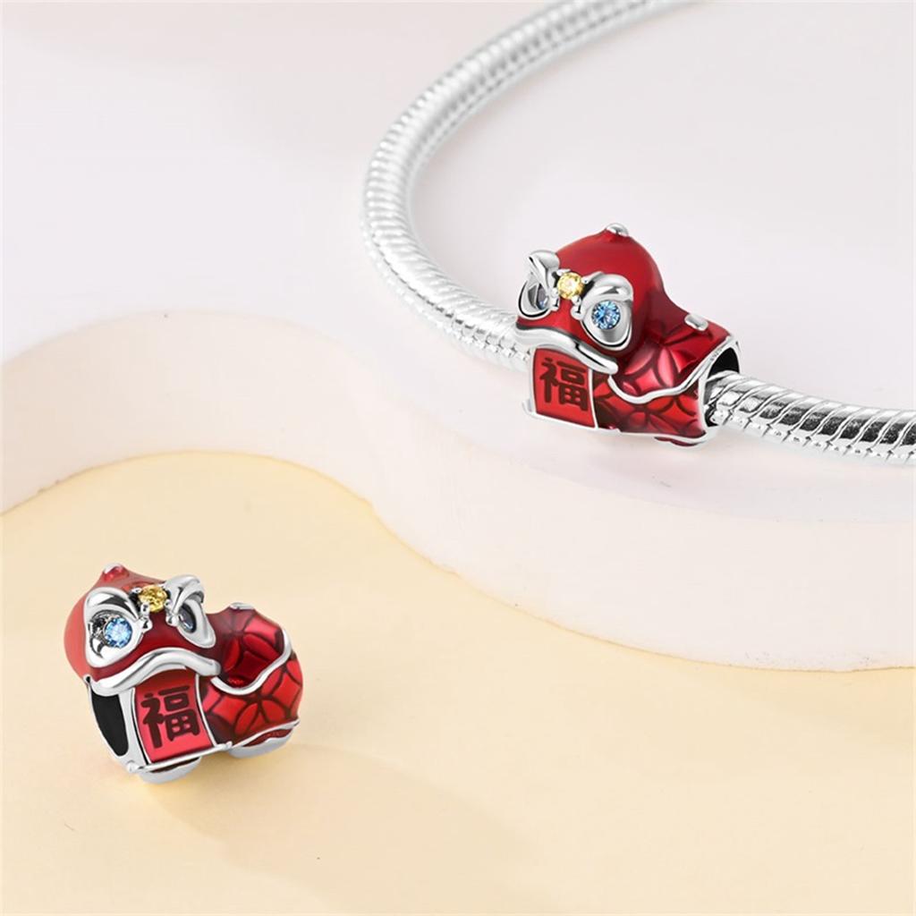 Copper Charms Chinese Knot Dog Star Beads Pendants Fit Original Jewelry Making Bracelet Diy