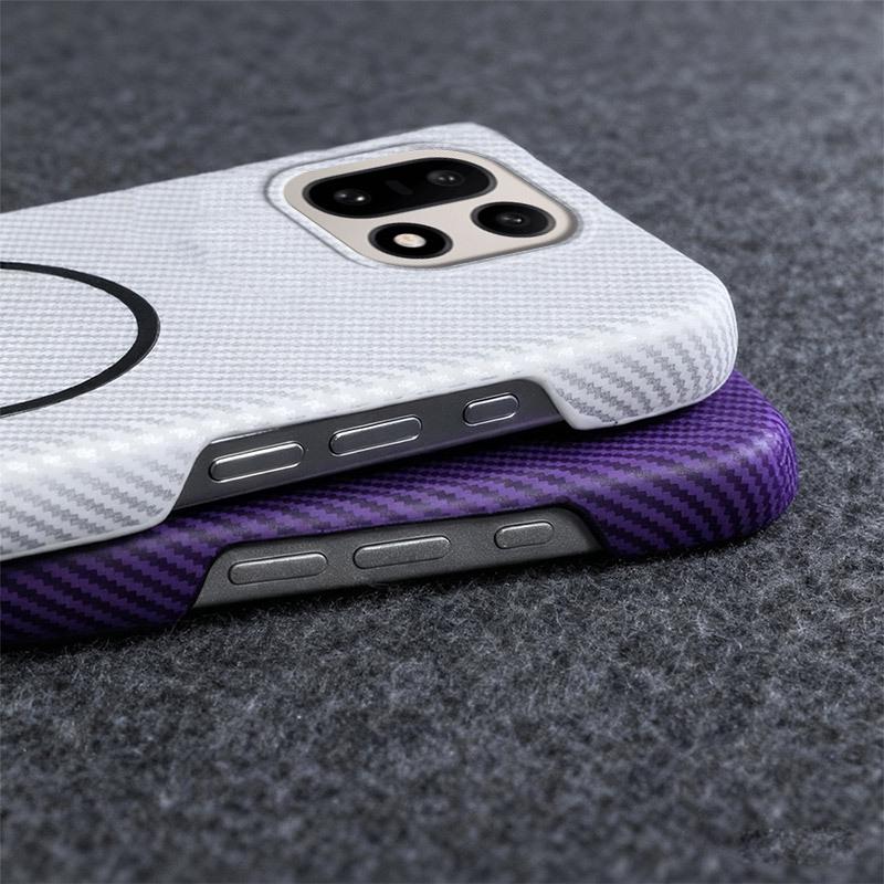 OnePlus 15T/ACE6 Magnetic Carbon Fiber Texture Phone Case with 1+Turbo6 Bracket