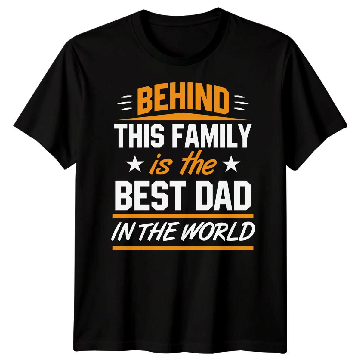 Мужская футболка с забавным принтом  За этой семьей  ко Дню отца, футболка  Лучший папа на свете , Папа жизнь#FD 3XL