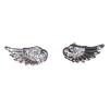 Alloy Wing Designs Ear Studs Lightweight Geometric Personality Earrings Jewelry Accessory For Fashion Outfits