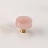 Lyxig Rund Form Mässingsknopp Enkelhål Mässing Möbelhandtag Modern Nordisk Stil Dörrhandtag Högkvalitativa Möbler