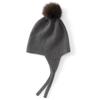 Autumn and winter new cashmere hat European and American big fox hairball hundred bags head warm ear protection cold knitting