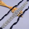 Bridal Belt Shining Rhinestone Handmade Bead Tear Resistant Bridal Sash for Wedding