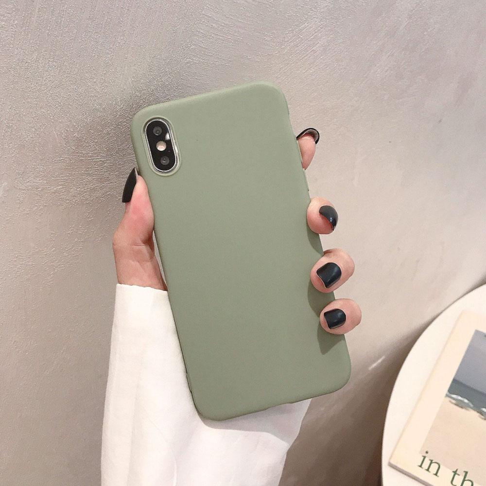 Candy Silione Rubber Shockproof Case for Iphone X XS Max XR Cover For iphoneX Xr XS Max Ultra Thin Bumper Fundas Case Coque