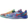 New Kobe 8 Slip Resistant Cushioning Low Top Children's Basketball Shoes Orange/Blue/Green/Red Teenagers FN0266-800