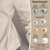 4/8 Pezzi Accessori Abbigliamento Spilla Perle Spilla Doppia Testa Staccabile Clip Vita Accessorio Gioiello Multifunzionale Spilla Pantaloni