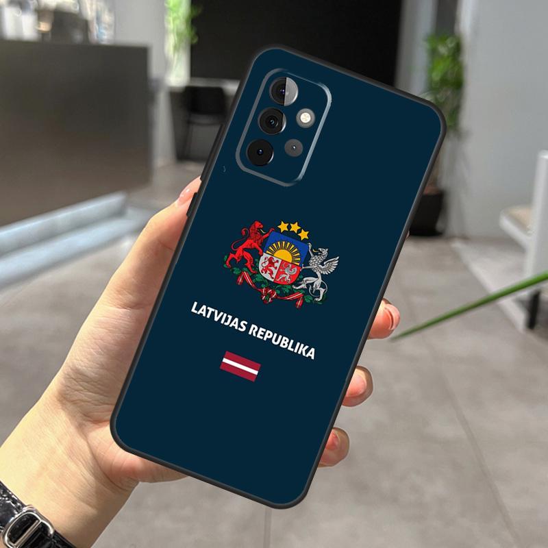 Lettland Flagge Hülle Für Samsung Galaxy A52 A32 A12 A56 A36 A54 A34 A14 A05 A16 A26 A13 A33 A53 A15 A35 A55