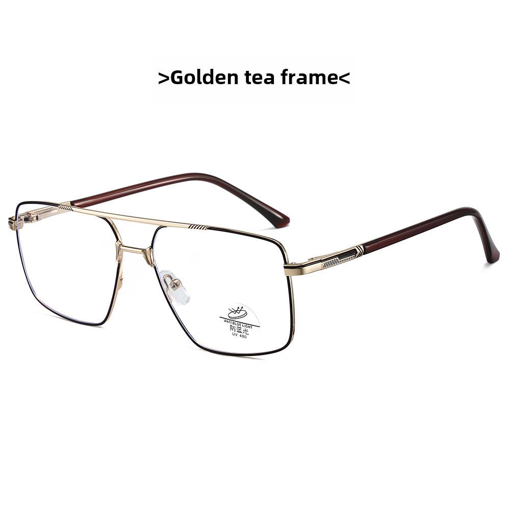 2024 Men's Anti-Blue Light Metal Business Glasses: Anti-Radiation Optical Frames
