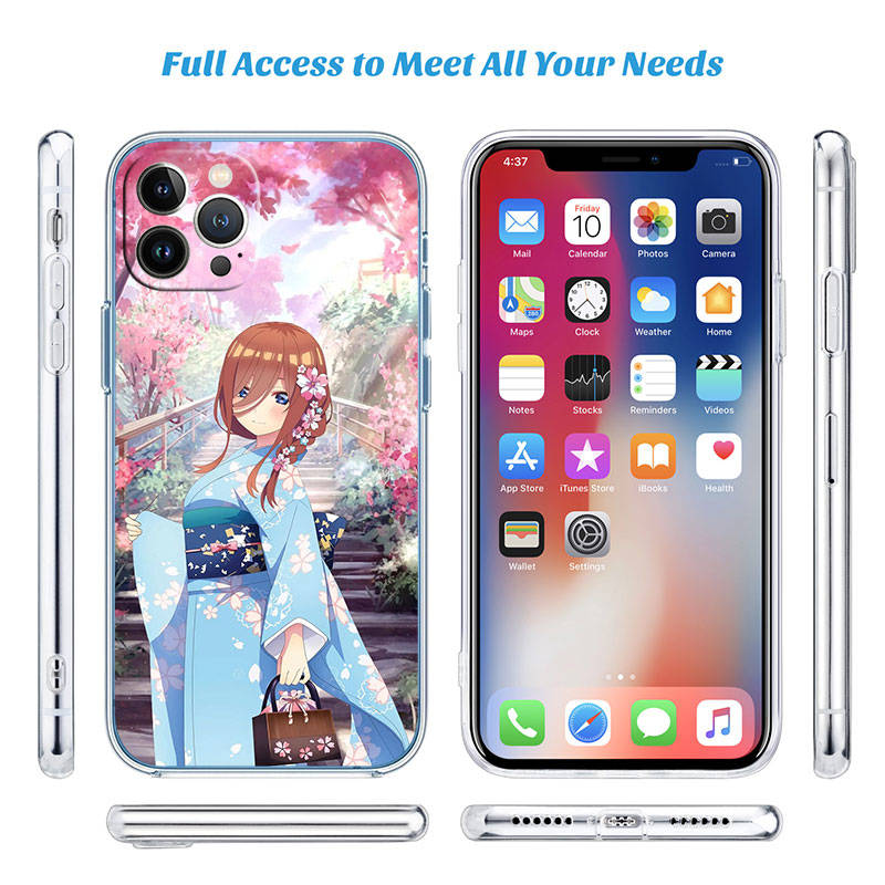 IR19 Miku Nino Itsuki Nakano Case for Motorola E22S E7 G6 G7 G8 G9 Plus Power Play G10 G20 G04 E30 E40 E22 E20 E13 E15 G22 G23 G05 G75 G35 G55