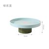 Dopamine High-Footed Round Tray Fruit Plate Simple Style Home Desktop Office Sundries Storage Box Nordic Ins-Style