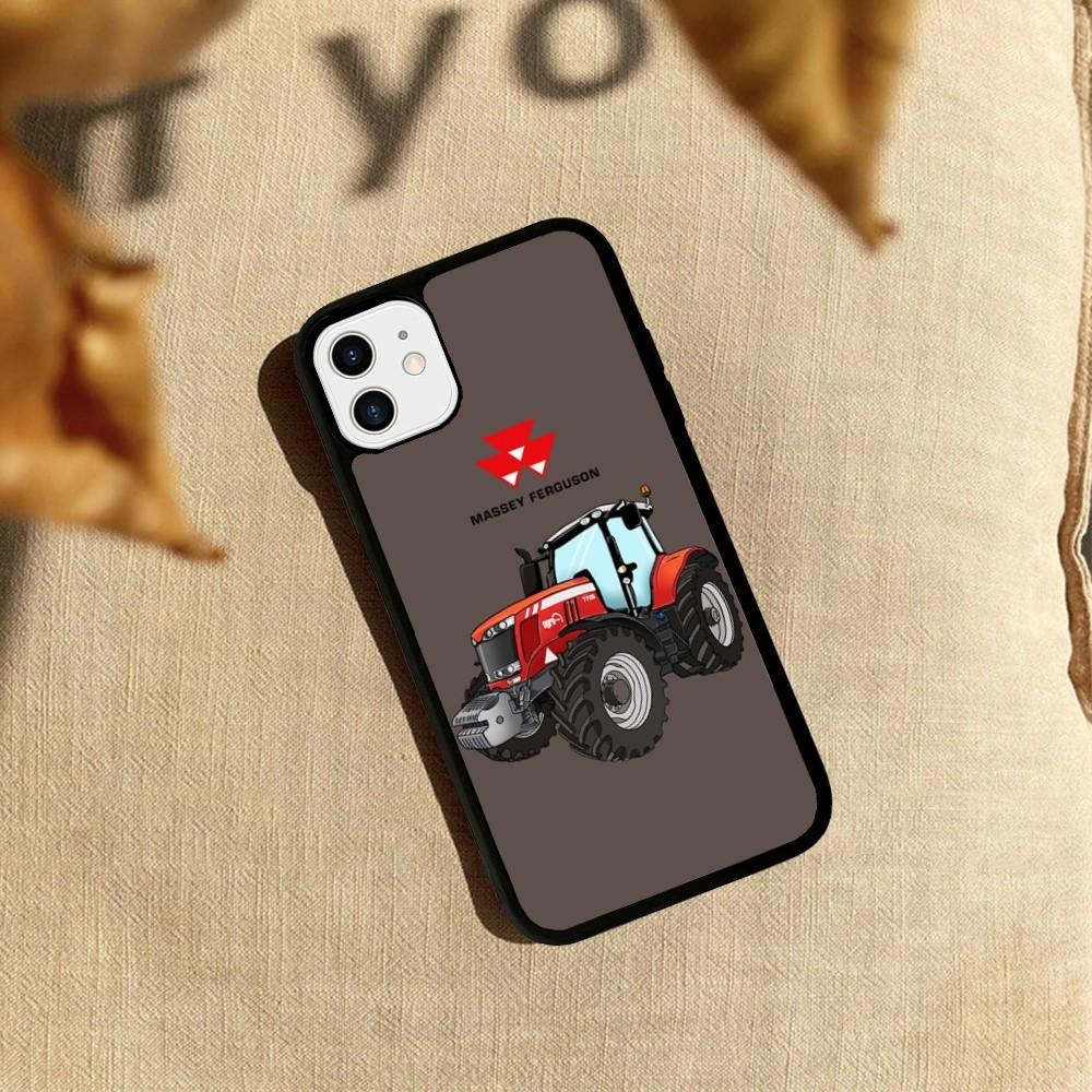 Massey Ferguson Handyhülle Silikon PC+TPU Für Für IPhone 11 12 13 14 15 16 Plus Pro Max Hülle