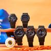 Casio G-Shock Series × City Battle Theme Series Night Battle Red Blue Black Color Block Pointer Quartz Movement Men Watches AWG-M100SCT-1APR