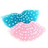 Polka Dot Print Tulle Dance Pettiskirt Layered Princess Skirt Ballet Dancewear Tutu Skirts  Adult