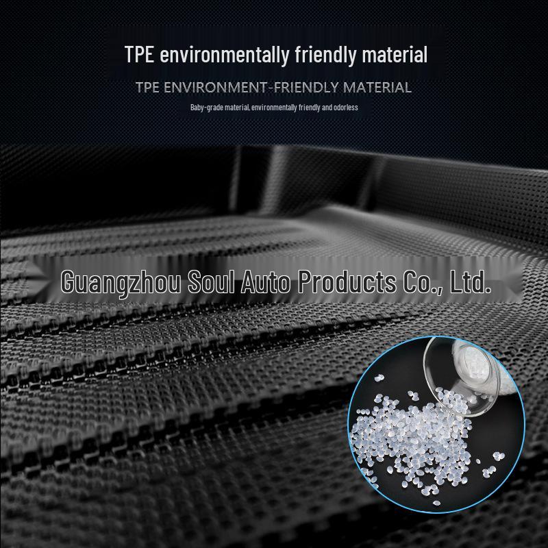 Fiat Cronos Trunk Mat - Eco-Friendly, Odorless, Waterproof, Wear-Resistant TPE.