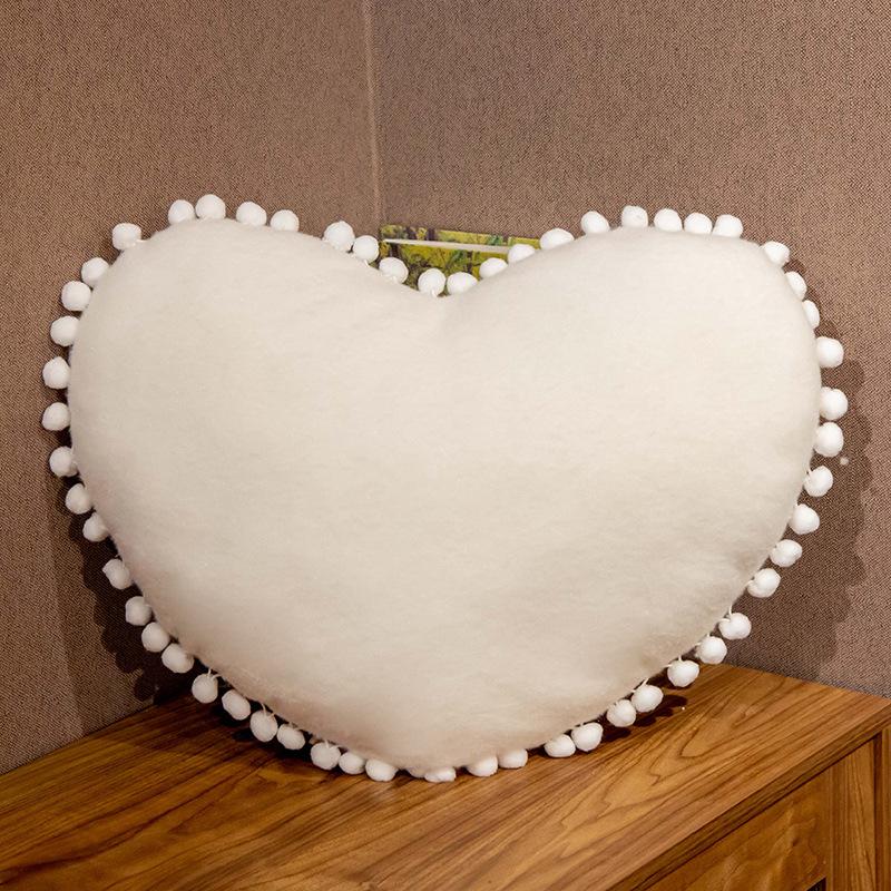 Almohada nórdica con diseño de estrella y viento, diseño de amor y luna para sofá, cojín para silla de noche, respaldo, cojín para niña con forma de corazón en polvo