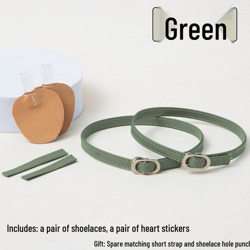 Non-Slip High Heel Strap with Suede Matte Finish - Secure Tie-Up Buckle Design