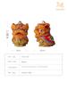 "Good Luck and Lion Dancing" Living Room Desktop Copper Lion Ornament, Home Decoration Crafts