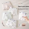 Boys' Breathable Cartoon Boxer Briefs - No Wedgie, Cotton Underwear for Medium To Large Boys