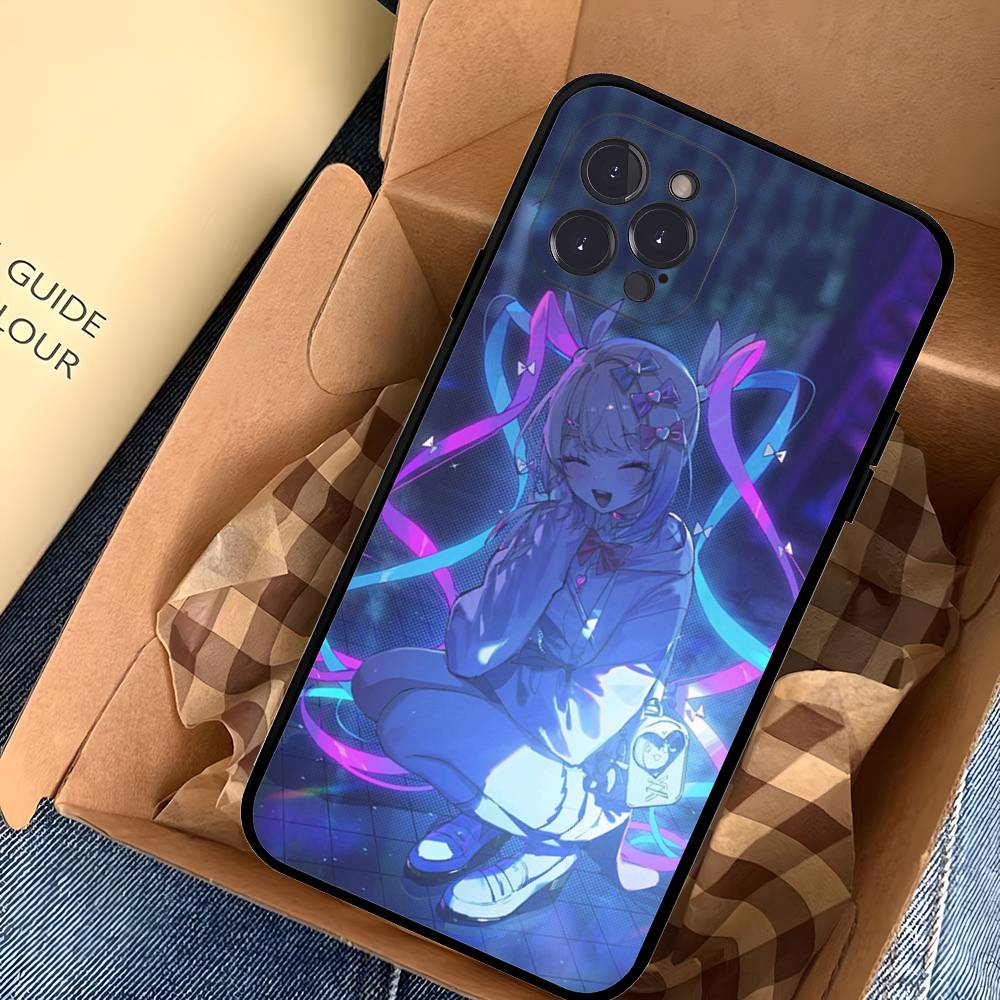 Needy Girl Overdose Game Phone Case For IPhone 17 Air 16 15 14 Plus 13 12 Mini 11 Pro Max Black Cover